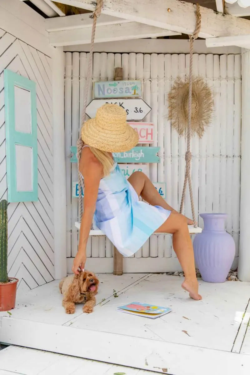 Noosa Blue Turkish Towel by Sumavi