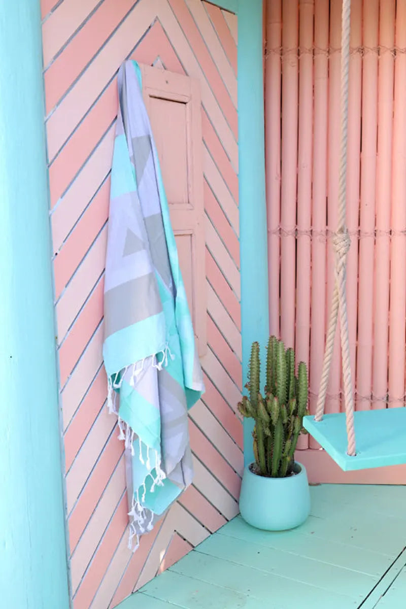 Peak Mint Turkish Towel by Sumavi