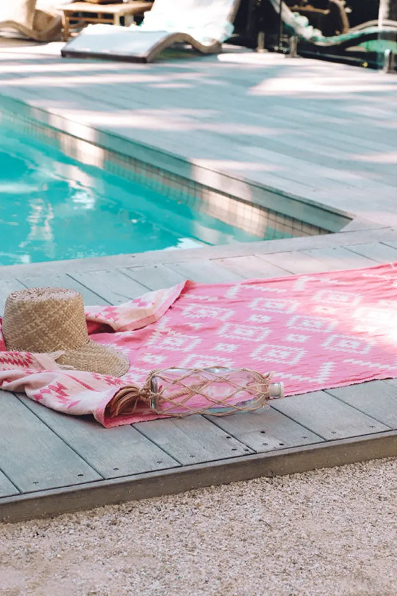 Wild One Pink Turkish Towel by Sumavi