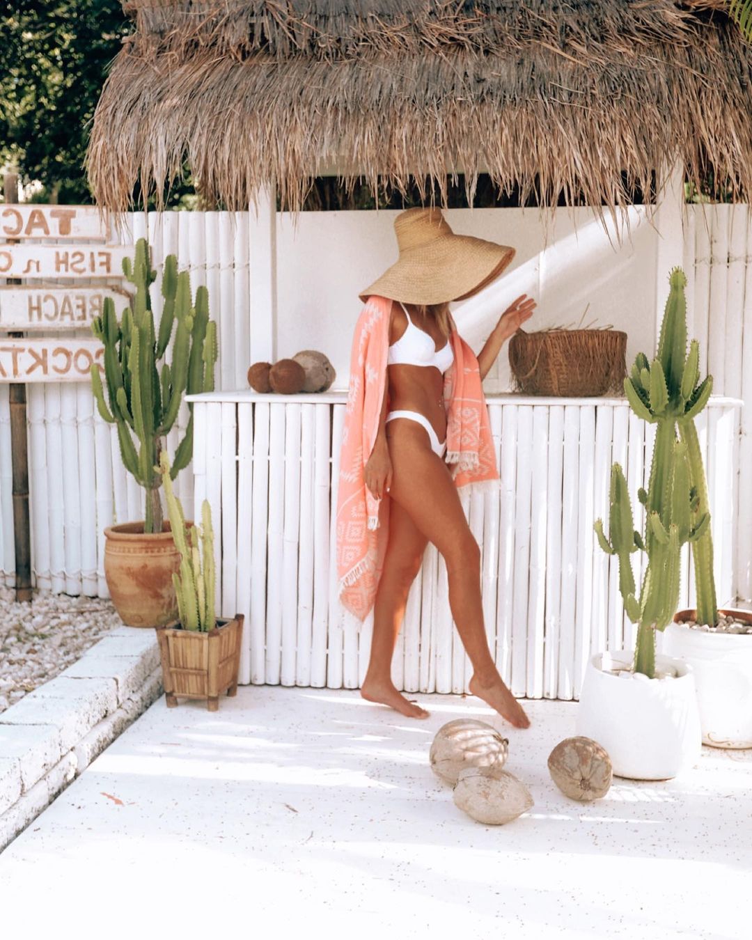 Wild One Sand-Free Turkish Towel - Peach - Sumavi