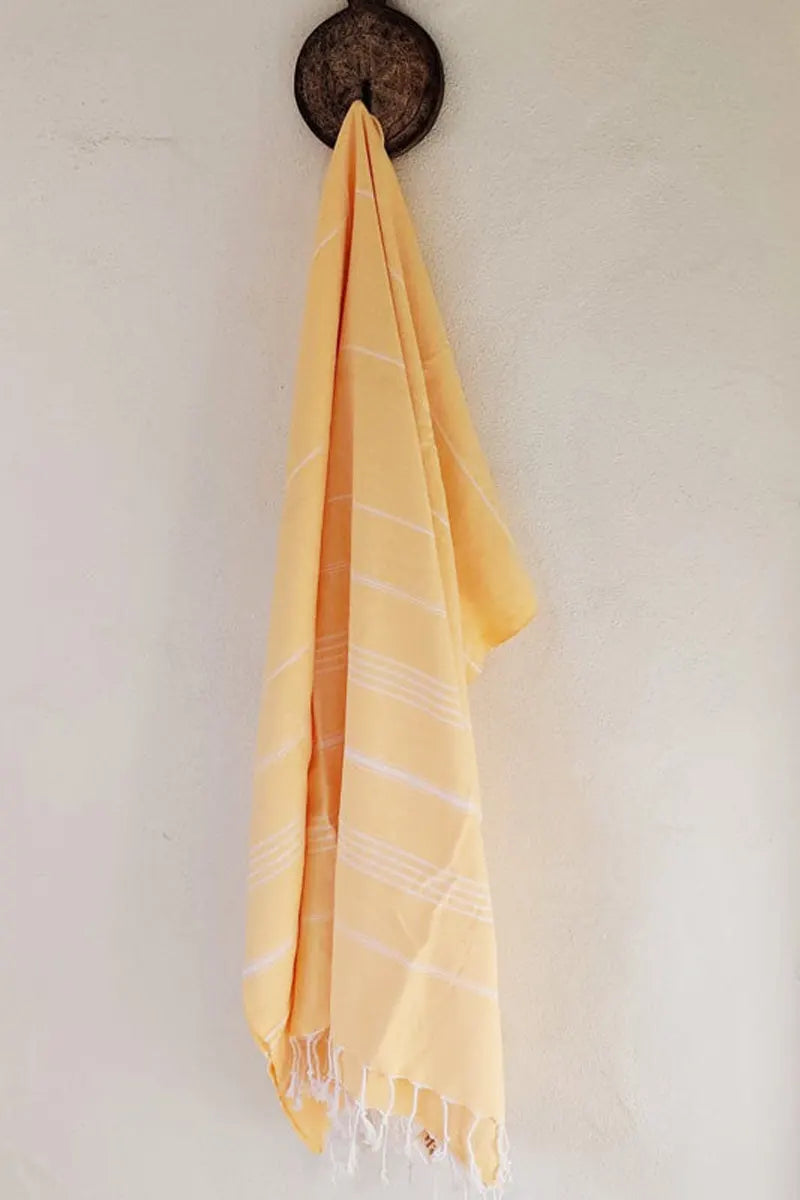 Drifter Lemon Turkish Towel by Sumavi
