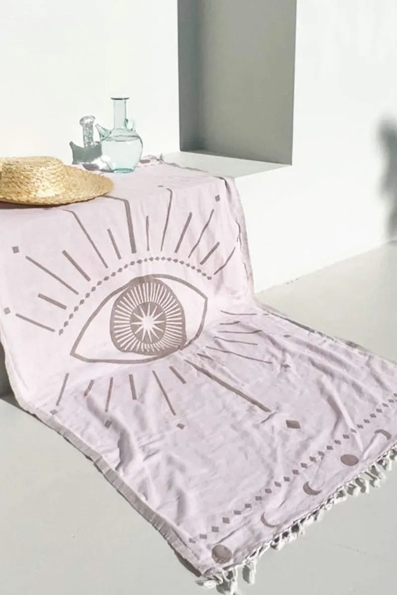 LaLuna Eye Mellow Turkish Towel by Sumavi