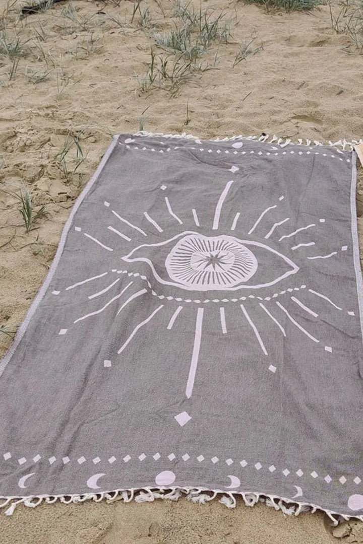 LaLuna Eye Mellow Turkish Towel by Sumavi