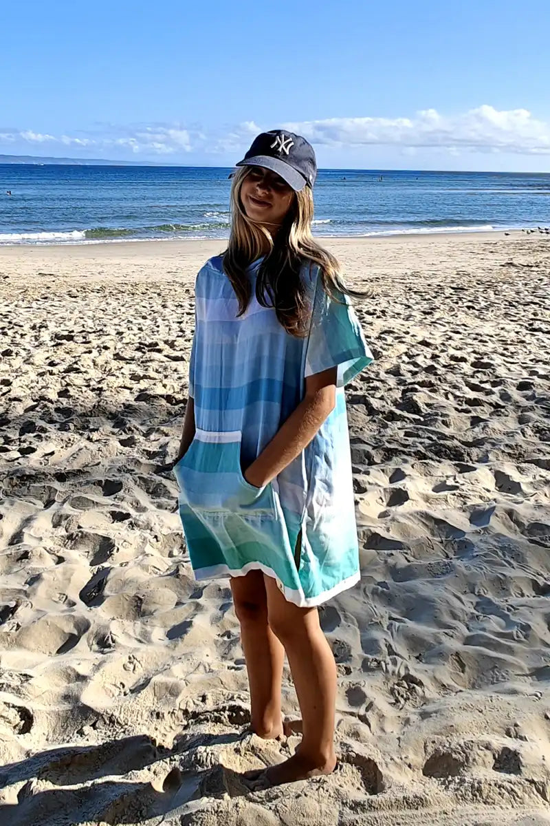 Cotton Beach Poncho Sand Free by Sumavi