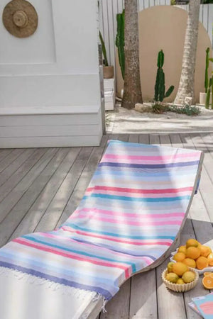 Rainbow Pastel Turkish Towel by Sumavi