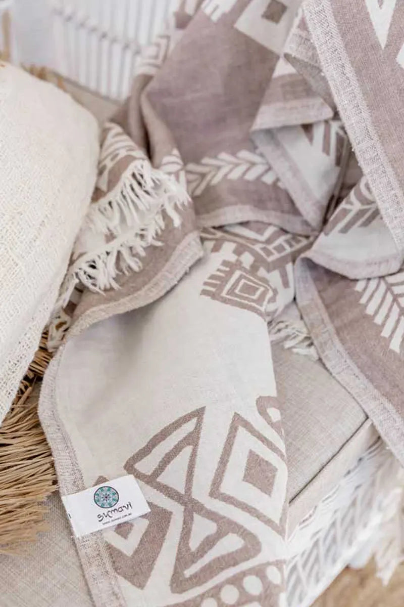 Tribe Stone Turkish Towel by Sumavi