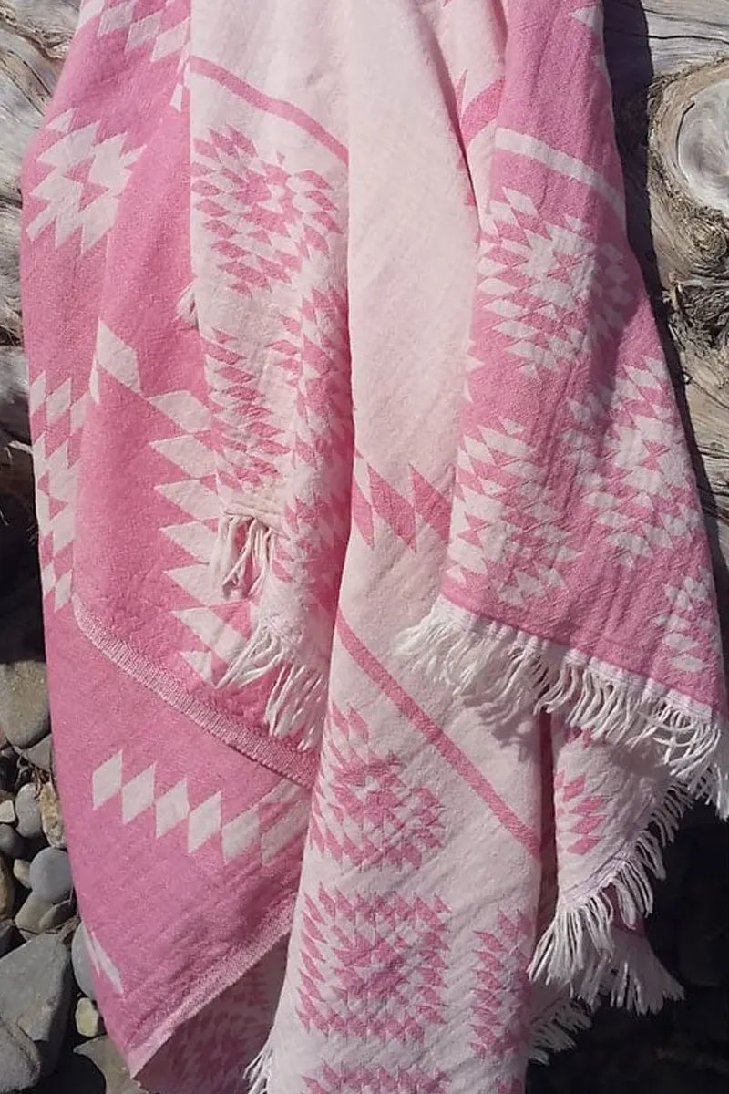 Wild One Pink Turkish Towel by Sumavi